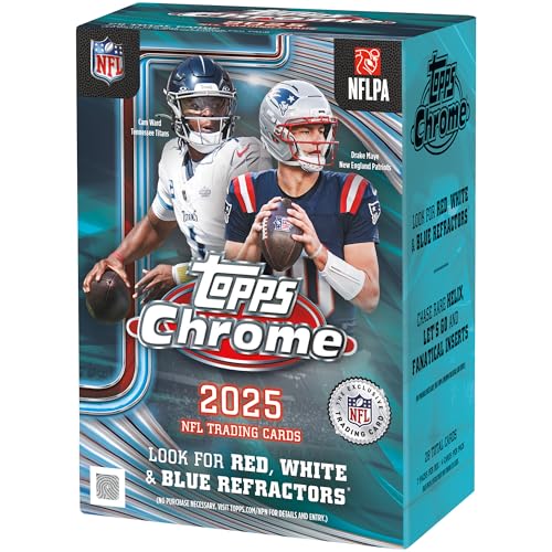 2025 Topps Chrome Football - Factory Sealed - Value Box