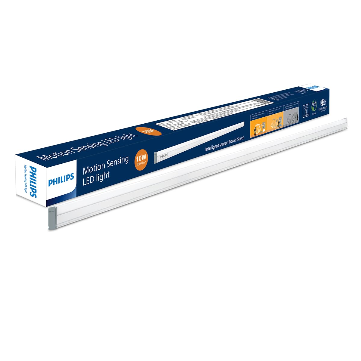 PHILIPS Motion Sensing 10W Tubelight | 2-ft Tubelight for Home and Comercial Places with Stepless Dimming Feature | Colour : Cool Day Light, Pack of 1-picture-26
