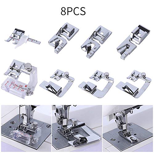 Set de 8 pies de prensatelas para máquina de coser miniatura 6