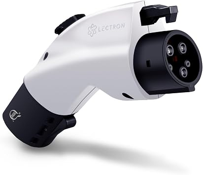 محول شحن Lectron Tesla إلى J1772 EV، محول NACS، 48 أمبير و240 فولت، متوافق مع موصلات Tesla عالية الطاقة وشواحن الوجهة وموصلات الهاتف المحمول للمركبات الكهربائية J1772