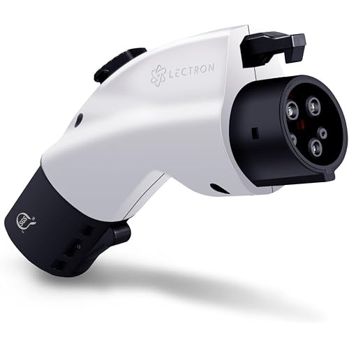 Lectron Tesla to J1772 EV Charging Adapter – NACS Converter, 48 Amp & 240V, Compatible with Tesla High Powered Connectors, Destination Chargers & Mobile Connectors for J1772 Electric Vehicles