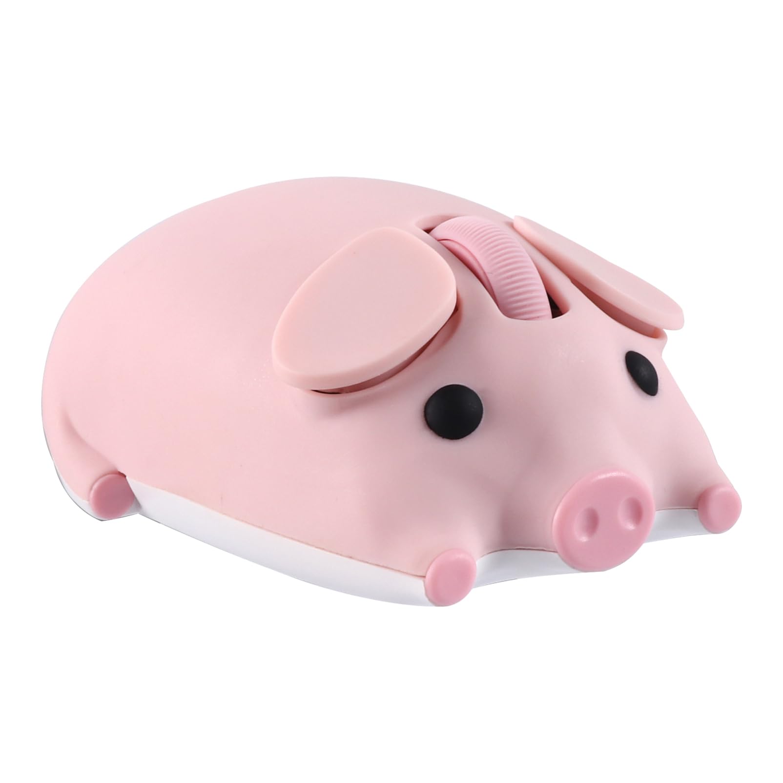 Bluetooth Mouse, 2.4G Mice Cute Cartoon Pig Dual Mode (Bluetooth or 2.4 GHz Receiver) Computer Mouse 1200DPI Silent Clisks for Laptop/Notebook/iPad/PC/Mac/Chromebook Office Home(Pink)-image-41