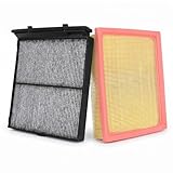 E-Gaultra 72880-FL000 Cabin Air Filter (with activated carbon) and 16546-AA16A Engine Air Filter