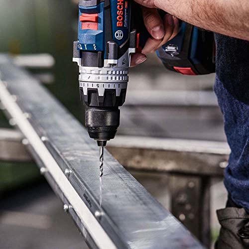 Bosch Professional 10 Stück HSS Spiralbohrer PointTeQ (für Metall, 3,1 x 36 x 65 mm, Zubehör Bohrschrauber) – Ansicht 3