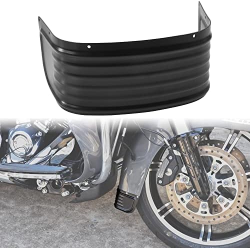 Fender Skirt Harley Front Fender Trim Chrome Ribbed Fender Trim Skirt For Harley Touring Models (Road King/Electra Glide 1980-2013) Harley Fender Trim Trim Harley