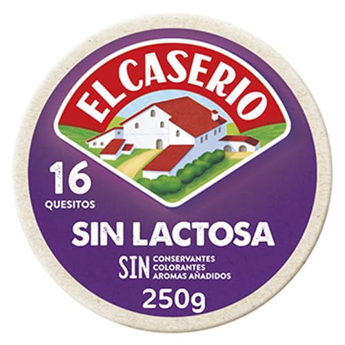 El Caserío Queso en Porciones sin Lactosa 16 Ud, 250 g
