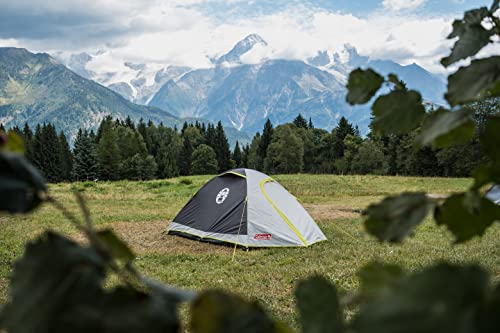 Coleman Darwin Cupola 3 Persone, Campeggio Ed Escursioni, 100% Impermeabile, Telo Per Pavimento Cucito, Tenda Da Trekking Igloo Compatta E Leggera, Montaggio Rapido Unisex Adulto, Grigio, One Size - 2