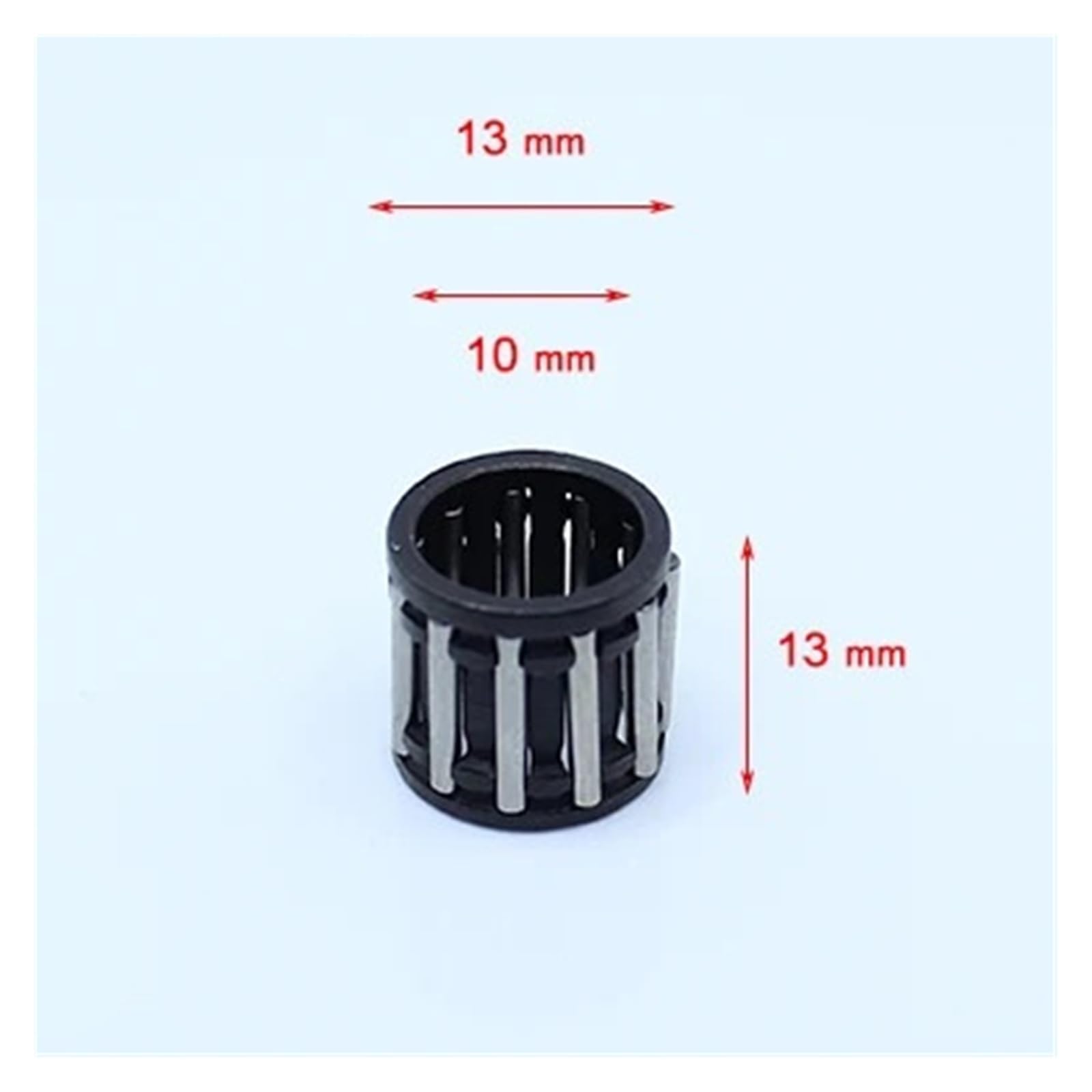 6 piezas K101313 rodamiento 10 * 13 * 13 mm conjunto de jaula rodillos agujas radiales