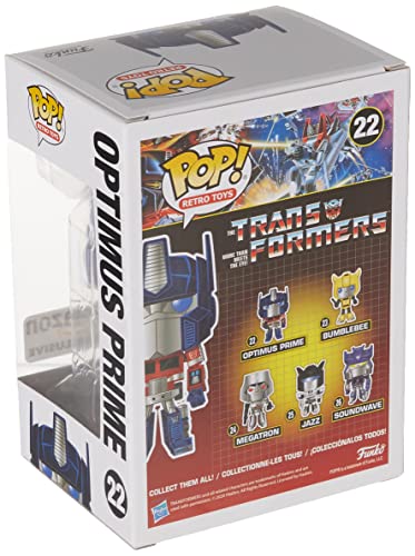 Funko Pop! Retro Toys: Transformers - Metallic Optimus Prime Amazon Exclusive, 3.75 Inches #TOP1