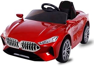 Letzride Kids Rechargeable Battery Operated Ride on Car with Swing. Music, Lights and Bluetooth Remote- The Sports Look Electric Car for Kids of Age 1 to 6 Years (Metallic Red)
