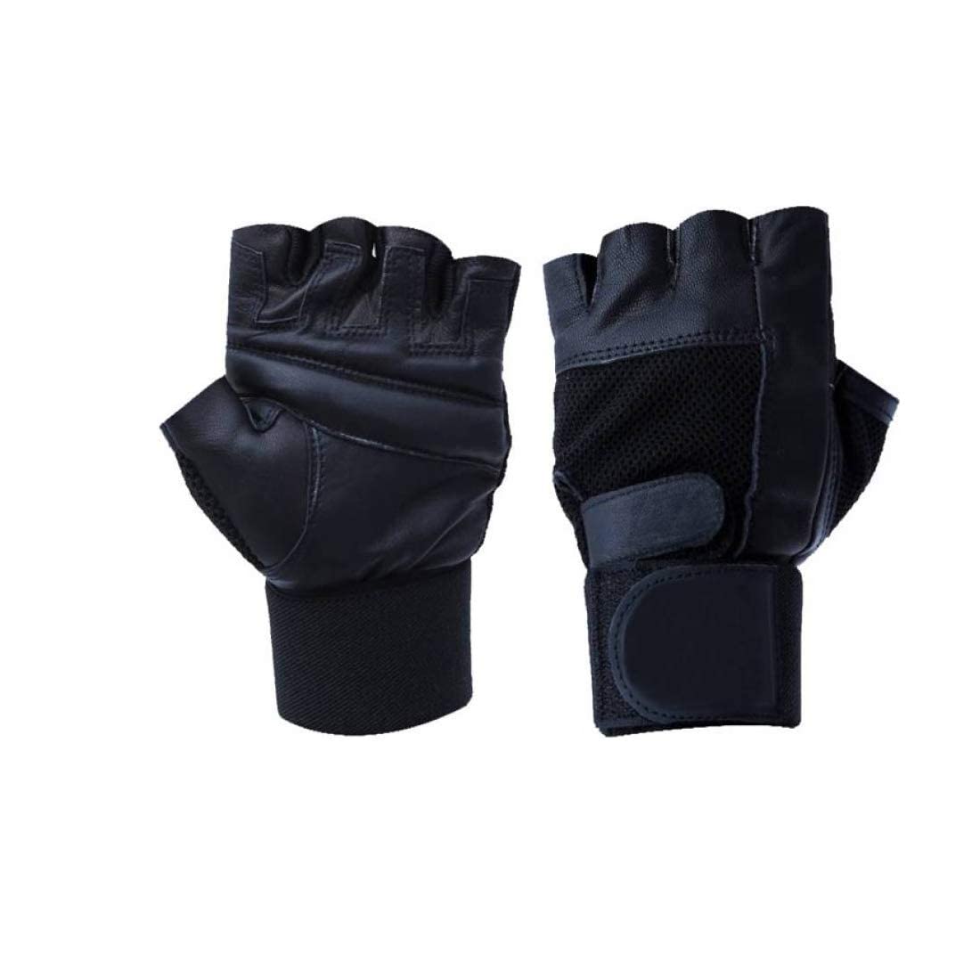 ZaySoo Netted Gym Gloves with Wrist Support Palm Support (Red,Orange, Free Size)-image-5
