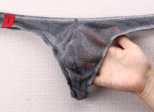 Men's Spandex Thong Low Rise Slim Fit Bikini Briefs Underwear2