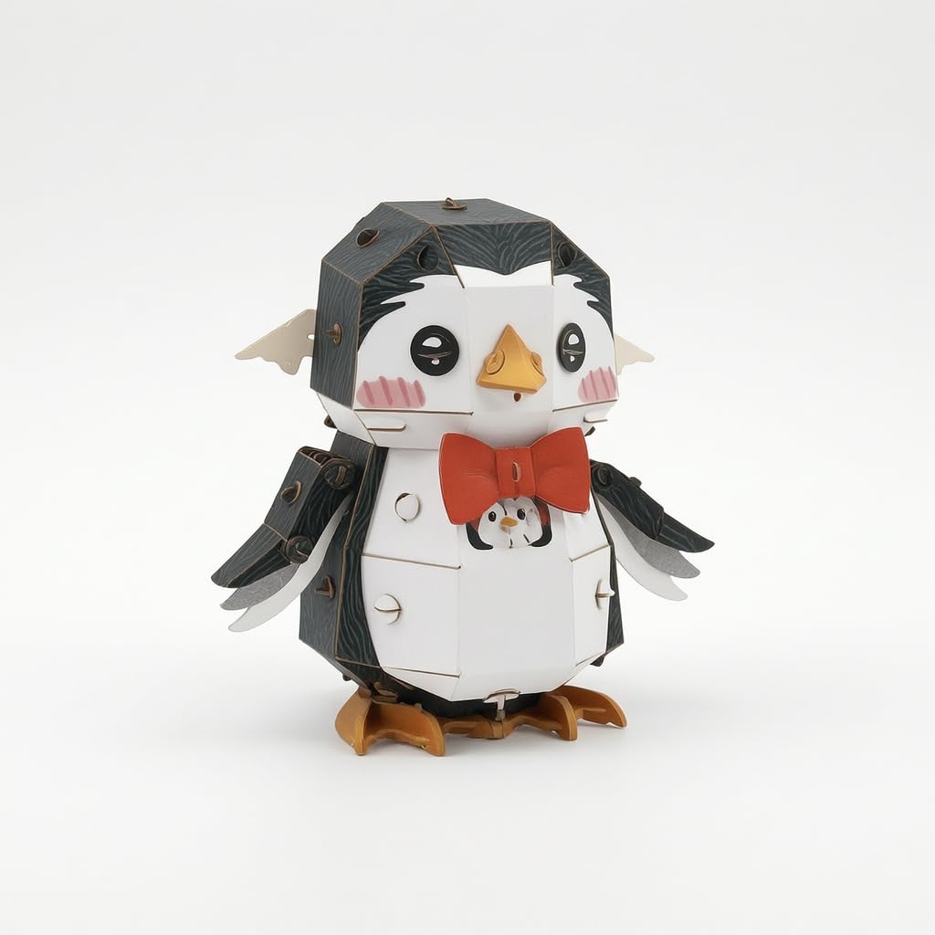 Amazon | JWQFBC ペンギン 3Dパズル 立体パズル からくり仕掛け