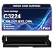 Produktbild CMADJT C3224 Tonerkartuschen-Set mit hoher Kapazität, 4er-Pack C3210HK0 C3210HC0 C3210HM0 C3210HY0 Ersatz für Lexmark C3224dw C3326dw C3426dw MC3224adwe MC3224dwe MC3224i Drucker,Black-1Pack