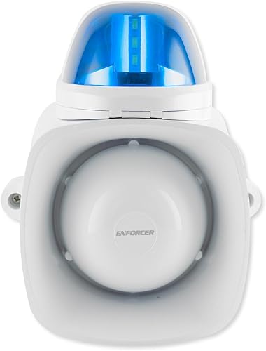 Miniatura 2 de Seco-Larm SH-816S-SQB Sirenaestroboscópica con entrada de audio, azul