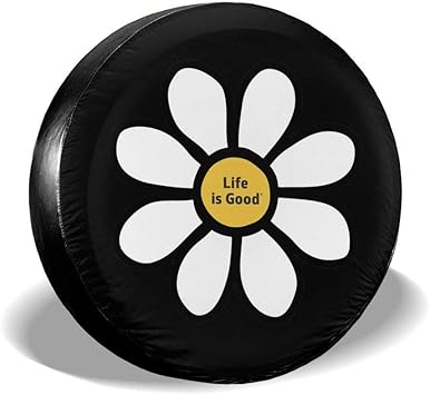 Amazon Com Foruidea Life Is Good Spare Tire Cover Waterproof Dust Proof Uv Sun Wheel Tire Cover Fit For Jeep Trailer Rv Suv And Many Vehicle 16 Inch Garden Outdoor