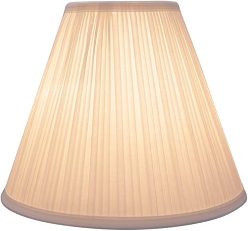 Miniatura 4 de Aspen Creative 59176A, Empire Uno Lamp Shade, Off White, 5" Top x 11.5" Bottom x 9.5" Slant Height, Slip UNO 33mm