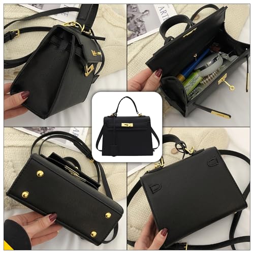 Yatoga Women'S Top Handle Satchel With Detachable Strap Top Handle Bag Designer Leather Crossbody Bag Handbags Purses thumb #5