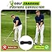 Zanthoxa Retractable Golf Swing Trainer, Right-Handed Retractable Golf Swing Training Aid, Portable Golf Grip Trainer with Click Feedback for Indoor & Outdoor Practice, Ideal for Beginners