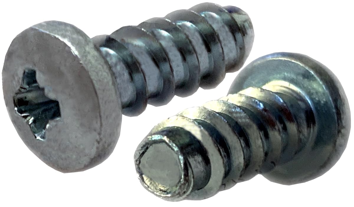 M2.5-1.4 x 6mm Thread Forming Screws for Plastics 45 Degree/Pozi/Pan Head/Steel/Zinc (2000 pcs)