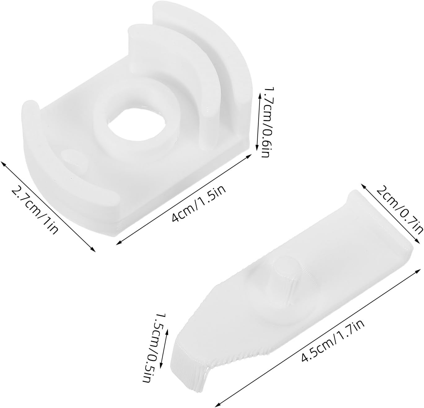 Operitacx 1 Set RV Fridge Door Lock: Refrigerator Door Safety Latch Compatible with Dometic/ RM2333 - High Strength Lock for RV Trailer Camper Fridge Secure Fit