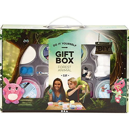 Creative Giftbox, Forest Animals with Clay, 1 Set
