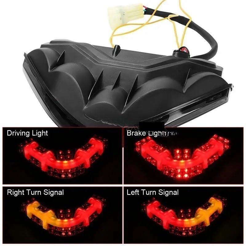 Luz trasera de motocicleta y luz indicadora freno trasero Multistrada 6