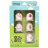 Molang Picnic Miniature 5ea Set Christmas Figure Toy for Kids Adults