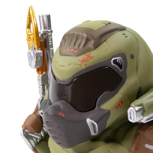 TUBBZ Pudełkowana edycja DOOM Slayer kolekcjonerska winylowa gumowa figurka kaczki - oficjalny produkt DOOM - TV, filmy i gry wideo