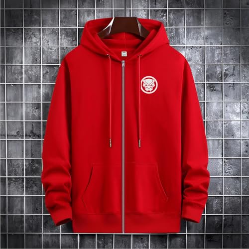 Image of Long Sleeve Regular Fit Hoodies with Zipper Closure Type Stylish Sweatshirt for Men