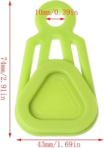 Miniatura 4 de 8 pinzas de lona movibles para tienda de campaña, clips de plástico verde para tienda de campaña, clips de abrazadera para tienda de campaña para