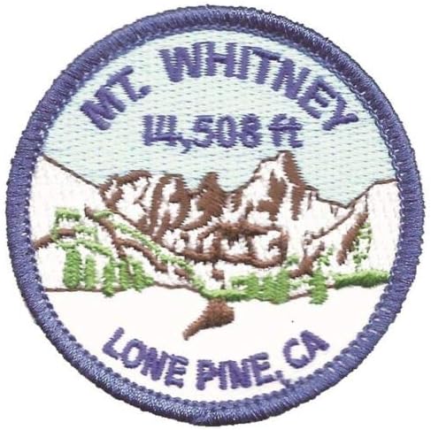 Mt. Whitney Lone Pine California Patch (Iron on)