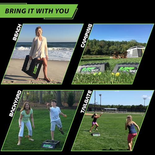 Vivere RampShot Portable Backyard Outdoor Toss Game Set, 4-Player, 8 Piece - image 7