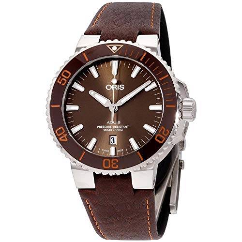 Oris Aquis Date Automatic Brown Dial Men's Watch 01 733 7730 4152-07 5 24 12EB