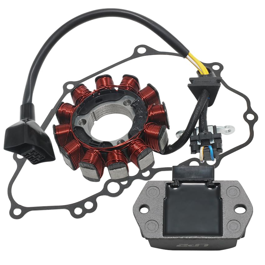 Stator Coil Rectifier Stator Gasket for Honda 2018 CRF250 CRF250R AC,2020 CRF250R CRF250RK,2019-2020 CRF250 CRF250R Stator Coil 31120-K95-A21 31120-K95-A41 Rectifier 31600-KZL-931