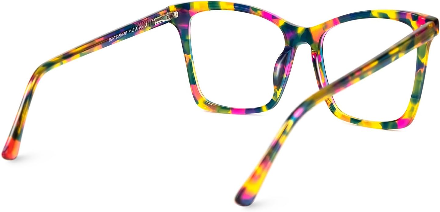 VOOGLAM Square Blue Light Glasses for Women Anti Eyestrain Dry Eyes Computer Phone TV Eyewear Lightweight Kiersten - Image 7