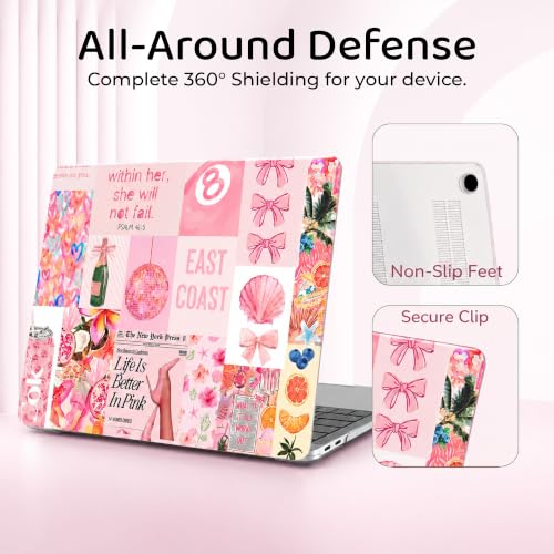 Image of MOCA Case Compatible with MacBook Air 13 inch M5 M4 M3 M2 2026-2022 Hardshell Cover for MacBook Air 13.6, A3449 A3240 A3113 A268