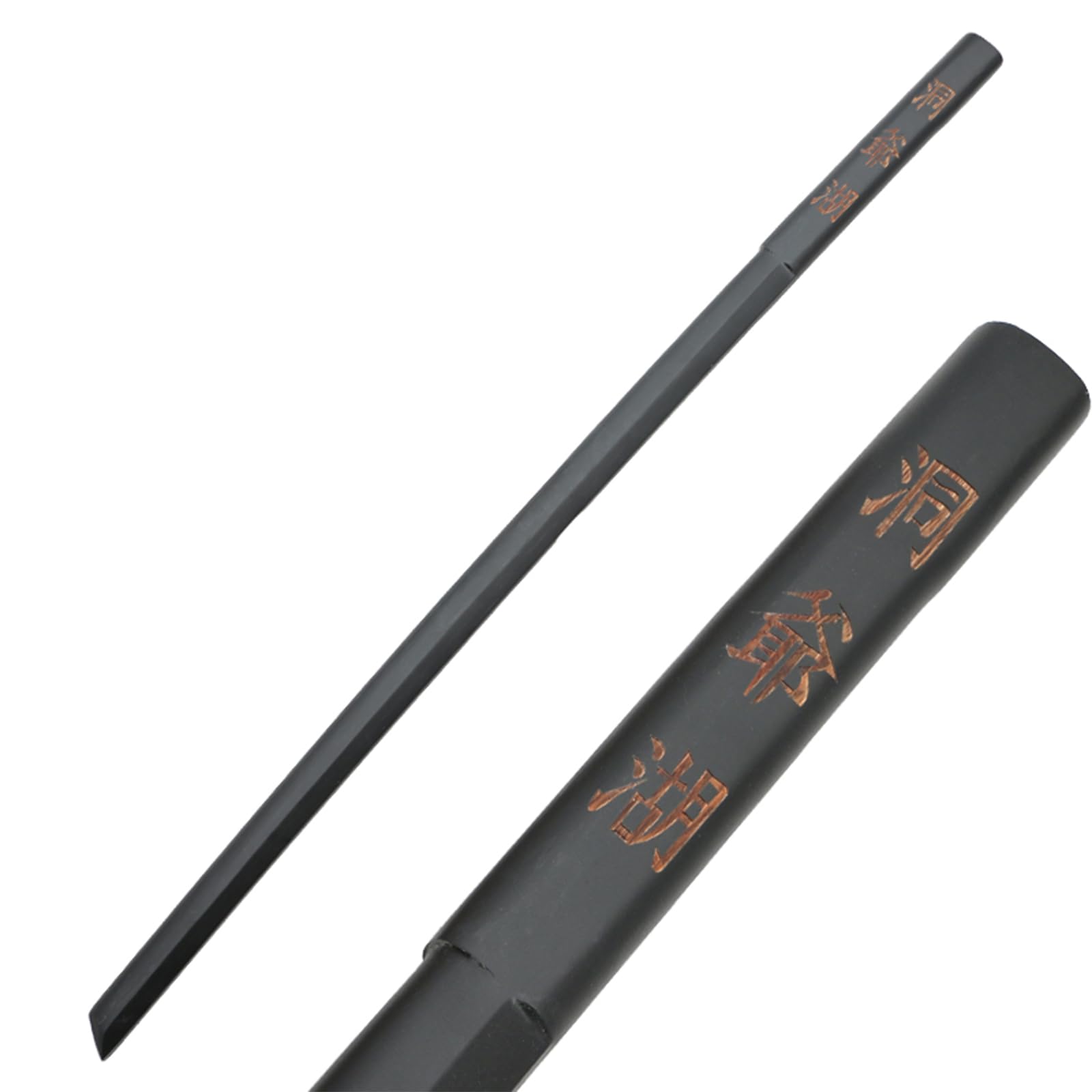 Espadas de Madera para Entrenamiento de Kendo de 100 cm,Espada samurái de Madera,bokken Artesanal para Entrenamiento,Cosplay,utilería,actuaciones y Regalos (Negro/marrón)
