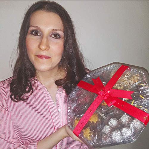 Fancy Gourmet Chocolates For Gifting - Finest Belgian Sourced Truffle Chocolate - Crunchy, Creamy & Caramel Chocolate Truffles Assortment, Kosher, Dairy Free, Father's Day Chocolate Gift Basket #TOP3