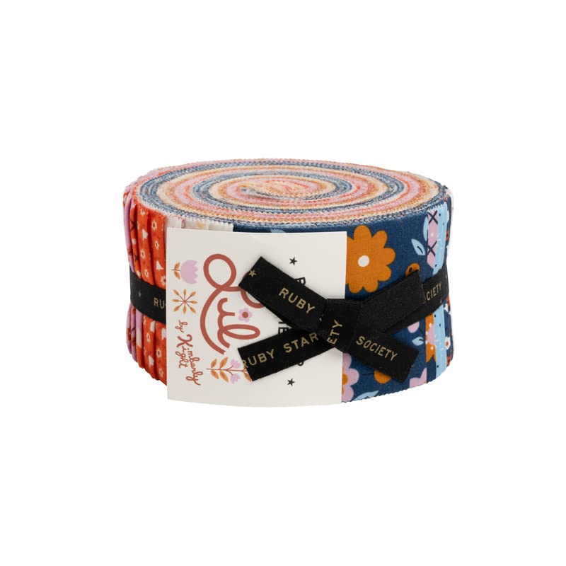 Ruby Star SocietyLil Jelly Roll (40 Pieces) by Kimberly Kight for + Moda 2.5 x 44 inches (6.35 cm x 111.76 cm) Fabric Strips