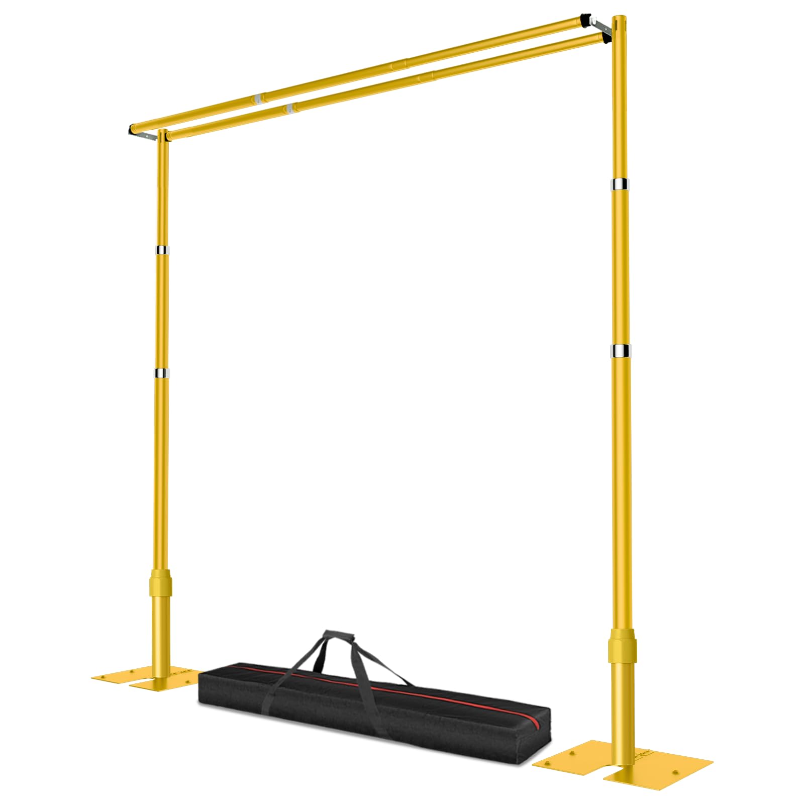 Photo 1 of *** POLES NOT LOCKING INTO PLACE*** **8/14 SOLD FOR PARTS/// FINAL SALE ****
Qoolfoto 12x10ft Heavy Duty Backdrop Stand Double Crossbar Pipe and Drape