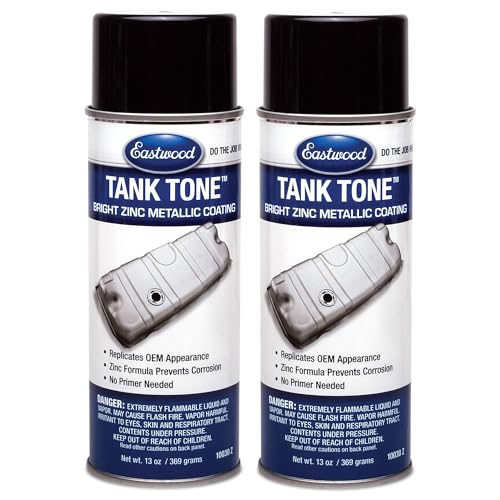 Eastwood Anti Rust Tank Tone Metallic Coating Acrylic Lacquer Spray Paint Aerosol 13 Oz | 2 Pack