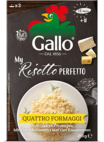 Riso Gallo Risotto Pronto aux Quatre Fromages 210 g - Lot de 3 Cover