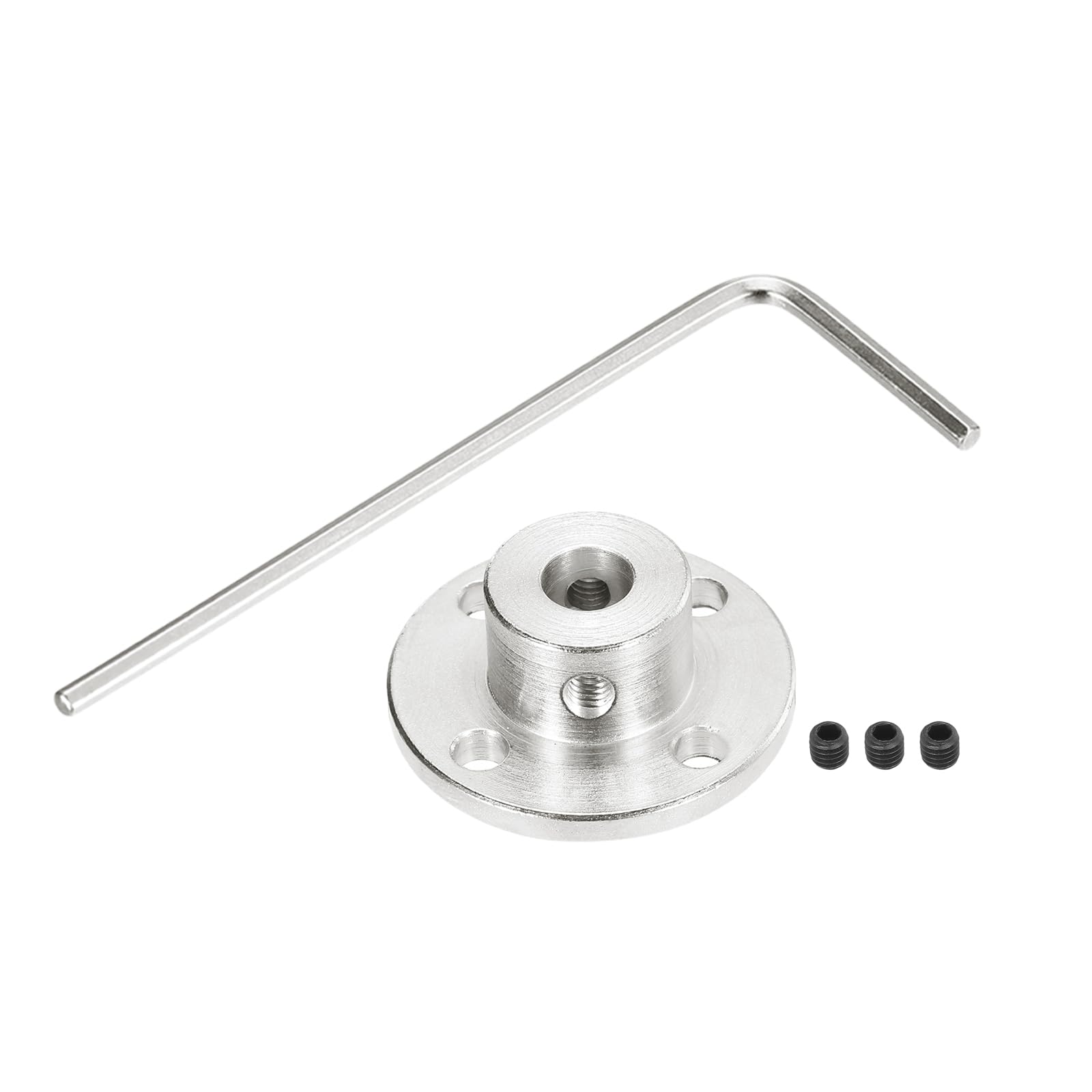 QUARKZMAN 2 sztuki złączek kołnierzowych 7 mm Rigid Guide model akcesoria do sprzęgła oś wału złączki z mini kluczem imbusowym i śrubą mocującą do silników typu "zrób to sam"