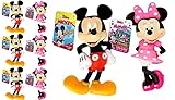 JA-RU Disney Original Mickey & Minnie Mouse Stretchy Toy Figures (6 Stretchy Toy) Super Squishy Sensory Fidget Toys for Kids, Boys & Girls. Stress Relief Therapy Stretch Toys AB-6900-6