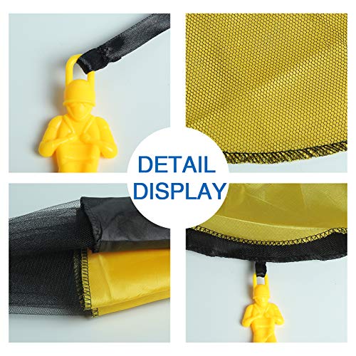 Zwblzy 10 Packs Parachute Men Tangle Free Outdoor Flying Parachute Toys Hand Throwing Watching Landing Toys For Kids（5 Colors） Outdoor Flying Toys For Kids Gifts #TOP1