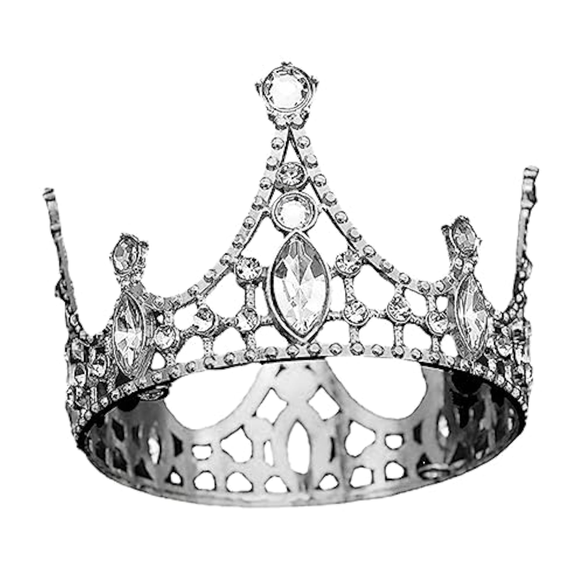 Modern Silver Tiaras Headpieces for Themed Parties, Wedding