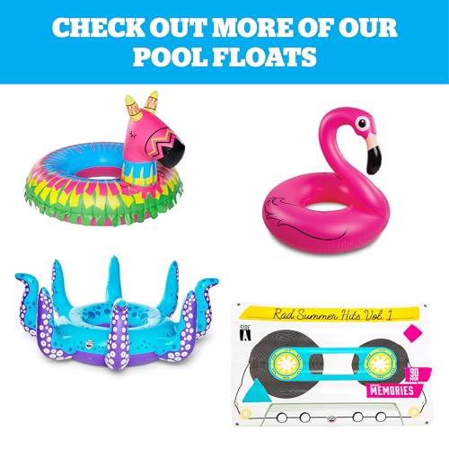Bigmouth BM1516 Inc. Giant Frosted Donut Pool Float, 4' Wide, Inflatable Floatie Tube, Blow Up Swim Ring, Outdoor Summer Pool Party Water Toy thumb #4