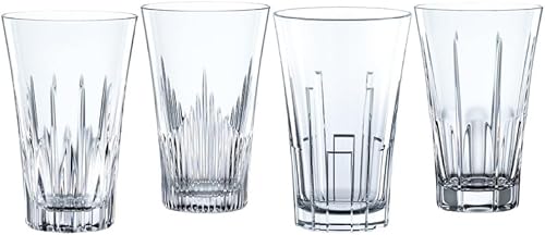 Miniatura 9 de Nachtmann Classix - Juego de 4 vasos dobles antiguos, 11 onzas, vasos de cóctel Lowball de cristal hecho en Europa, aptos para lavavajillas, juego