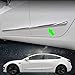 Produktbild HIGH FLYING für Tesla Model 3 2017-2021 Exterieur Seiten Zierleisten ABS Kunststoff 4 Stück (Chrom Verchromt)